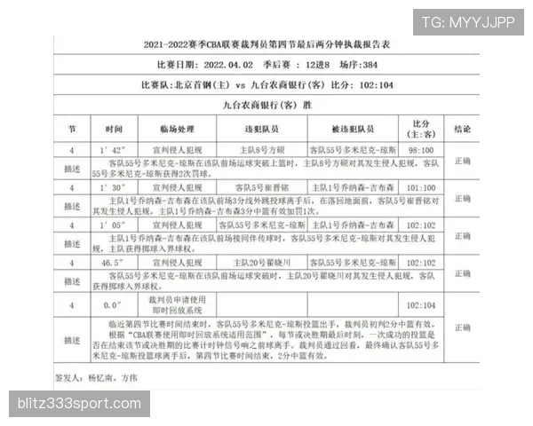 裁判报告在纪律判罚中的证据作用